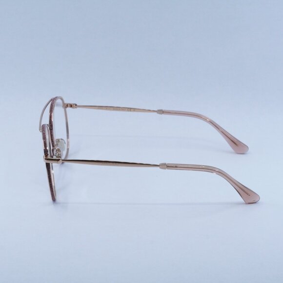 Jimmy Choo JC230 0EYR 00 Eyeglasses Gold Pink 51mm Round Frame main image 7